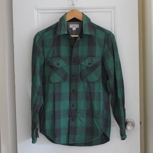 J Crew Wallace & Barnes Mens flannel shirt size XS